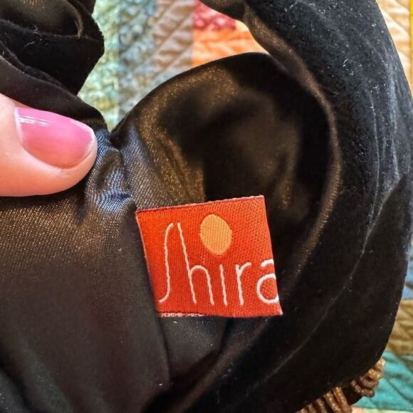 Vintage Shira Leah Beaded Velvet Wrist Bag - Picture 5 of 5